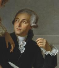 Antoine Lavoisier from David's joint portrait of Lavoisier and his wife and collaborator, Marie Lavoisier