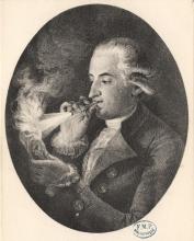 Image of Jean Rozier performing some kind of scientific demonstration